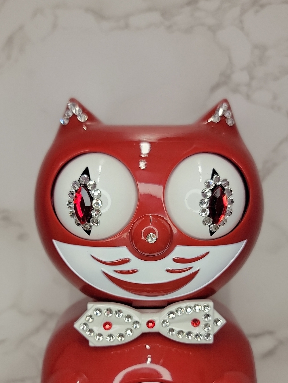 Jeweled Space Cherry Red Kit-Cat Klock clock SUPER RARE